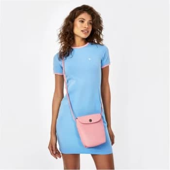 Jack Wills Harlech Ringer Dress - Sky Blue