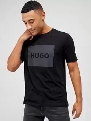 Hugo Dulive Large Logo Black T-Shirt