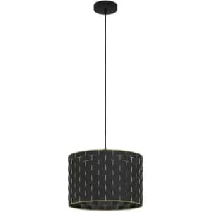 Eglo - Marasales Ø380 Black/Brass Pendant - Black