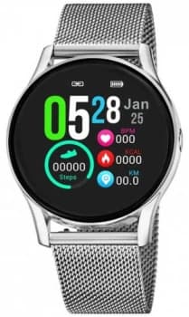 Lotus SmarTime Womens Stainless Steel Mesh + Free Strap Watch