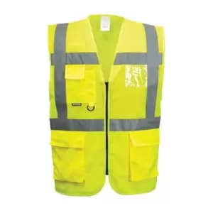 Portwest C496 Madrid Executive Mesh Vest Yellow S
