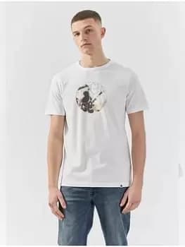 Pretty Green Frontman Logo T Shirt - White Size M Men