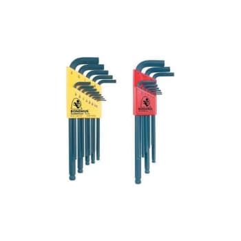 BLX22 Met & Imp Long Ball End Wrench Set (22-PC) - Bondhus