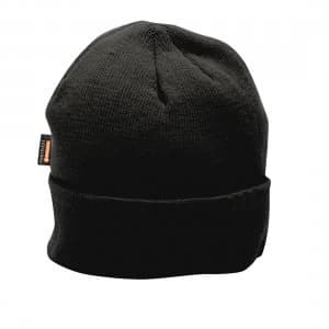 Portwest Insulatex Lined Knit Hat Black One Size