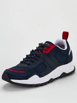 Tommy Hilfiger Fashion Mix Trainers - Navy, Size 10, Men
