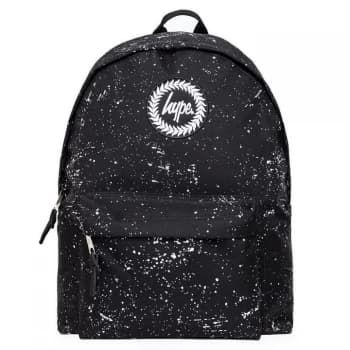 Hype Speckle Backpack - Black/White