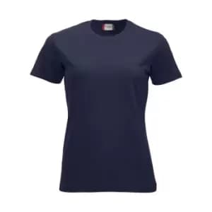 Clique Womens/Ladies New Classic T-Shirt (L) (Dark Navy)
