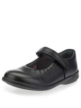 Start-Rite Girls Mary Jane School Shoes - Black Leather