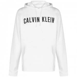 Calvin Klein Performance Logo OTH Hoodie - 100 Bright Whte
