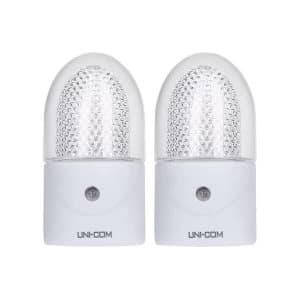 UNI-COM Night Lights - Twin Pack UK Plugs