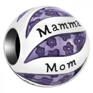 Chamilia Languages Mother Sterling Silver Purple Charm