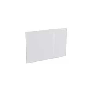 Geberit Sigma 70 Dual Flush Plate for 120mm Concealed Cistern- White Glass