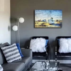 45702021C-010 Multicolor Decorative Canvas Painting