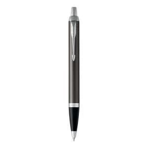 Parker IM Ballpoint Pen Dark Espresso Lacque with Chrome Trim Blue