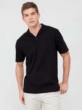 Selected Homme Jared Polo Shirt - Black