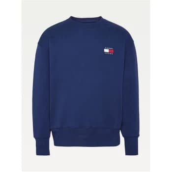 Tommy Jeans Flag Crew Sweatshirt - Navy C87