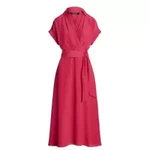 Lauren by Ralph Lauren Fratillio Crepe Dress - Pink
