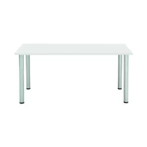 Jemini Rectangular Meeting Table 1600x800x730mm White KF840186