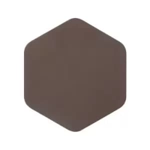 Magnetic Base Wall Lamp, 12W LED 3000K 498lm, 20cm Vertical Hexagonal, Coffee - Luminosa Lighting