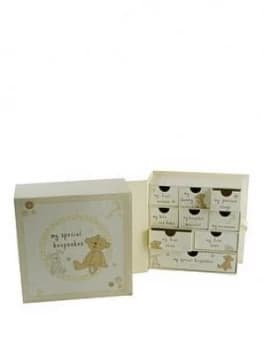 Button Corner Keepsake Box With Drawers