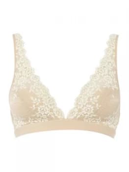 Wacoal Embrace lace soft cup non wired bra Nude