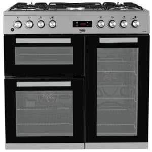 Beko KDVF90X Dual Fuel Range Cooker