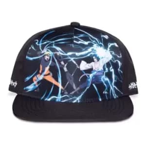 Naruto Shippuden Naruto And Sasuke Novelty Cap, Black (Nh763122Nrs)
