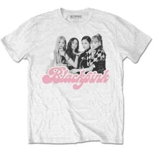 BlackPink - Photo Unisex Large T-Shirt - White