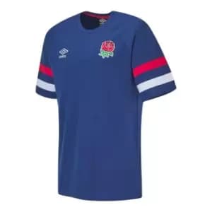 Umbro England Rugby T Shirt Mens - Blue