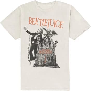 Warner Bros - Here Lies Beetlejuice Unisex Large T-Shirt - White