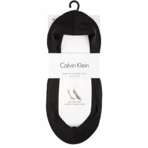 Calvin Klein Laser cut 2 pair pack ballet liners - Black