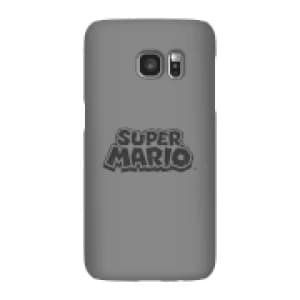 Nintendo Super Mario Distressed Logo Phone Case - Samsung S7 - Snap Case - Gloss
