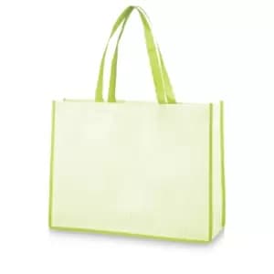 Bullet Stripy Shopper (One Size) (Green)