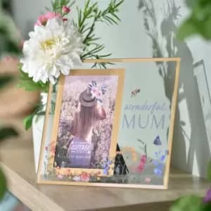 The Cottage Garden Mum Photo Frame 4" x 6" MultiColoured