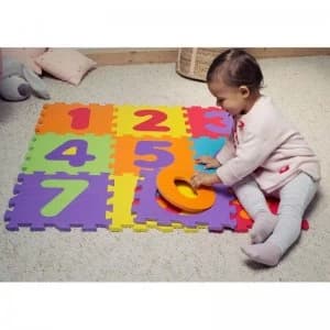 Darpeje Numbers Floor Mat Puzzle with 9 Pieces