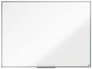 Value Melamine Non Magnetic Whiteboard Aluminium Trim 1200x900mm
