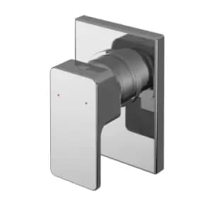 Nuie Square Manual Shower Valve - Chrome