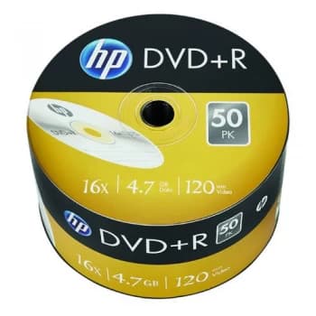 HP DVDR 16X 4.7GB Wrap Pack of 50 69305