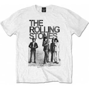 Rolling Stones Est 1962 Group White Mens T Shirt: Large