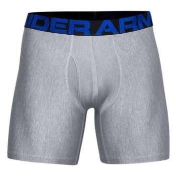 Under Armour 2 Pack 6" Tech Boxers Mens - Grey