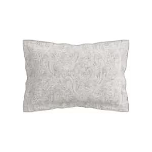 Bedeck of Belfast Avita Oxford Pillowcase, Tuberose/Silver