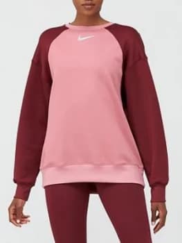 Nike Training Thermal Colourblock Sweatshirt - Pink