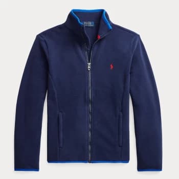 Ralph Lauren Boys' Fleece Jacket - Cruise Navy - 14-16 Years