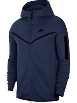 Nike Sportswear Tech Fleece Zip Hoodie - Navy