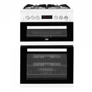 Beko KDG653W Double Oven Gas Cooker