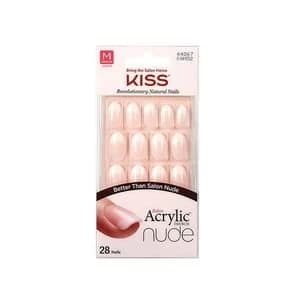 Kiss Salon Acrylic Nude Fake Nail Kit - Graceful