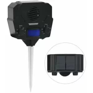 Solar Ultrasonic Animal Repeller Motion Activated Vidaxl Green