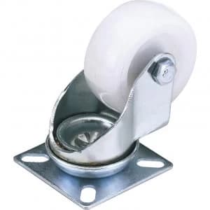 Draper Swivel Plate Fixing Nylon Wheeled Castor 100mm
