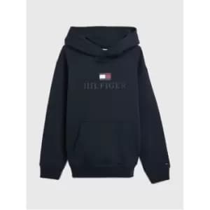 Tommy Hilfiger Th Logo Hoodie - Blue