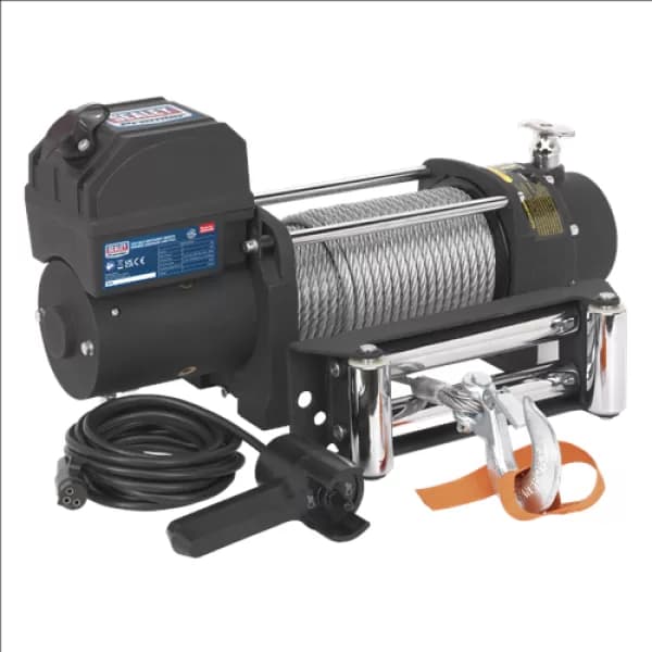 Sealey SRW5450 Self Recovery Winch 5450kg Line Pull 12V